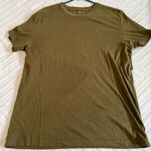 American Eagle Outfitters Khaki Short Sleeve Tee